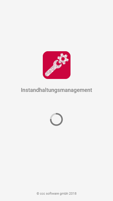 Startbildschirm_Mobile Instandhaltung mit Progressive Web Apps